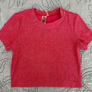 Lulus sparkle pink tee